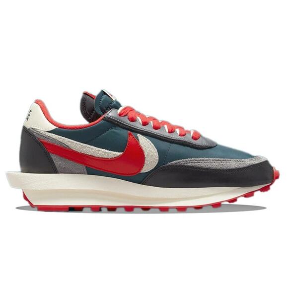 NIKE LDWaffle Sacai Undercover Midnight Spruce University Red Sz 12 DJ4877-300